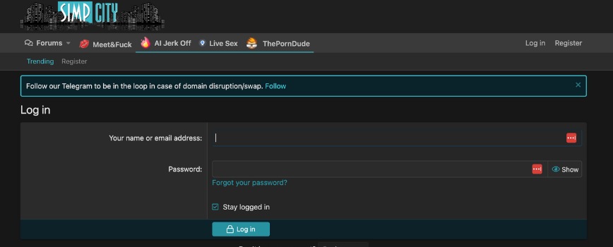 SimpCity screenshoot