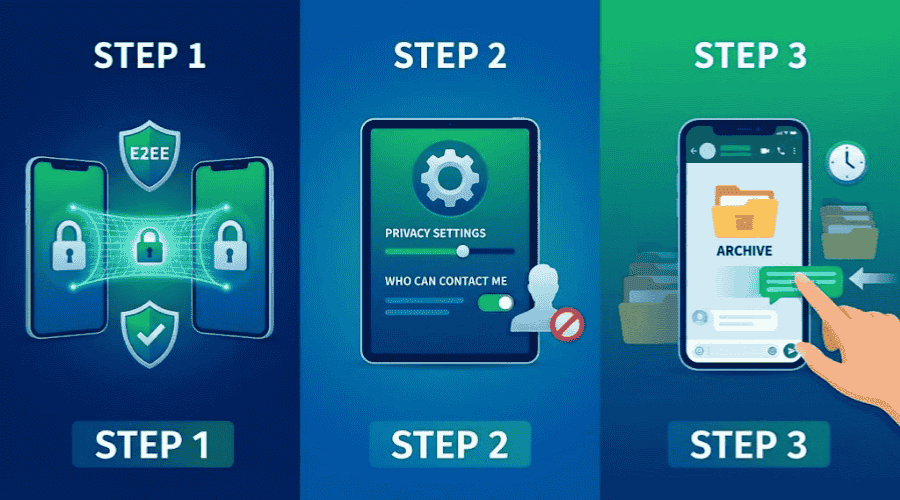 How does private messaging work